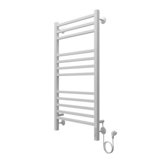 Полотенцесушитель электрический AZARIO ANCONA AZ71850W 500/1000 квадрат, 12 секций, диммер справа, белый